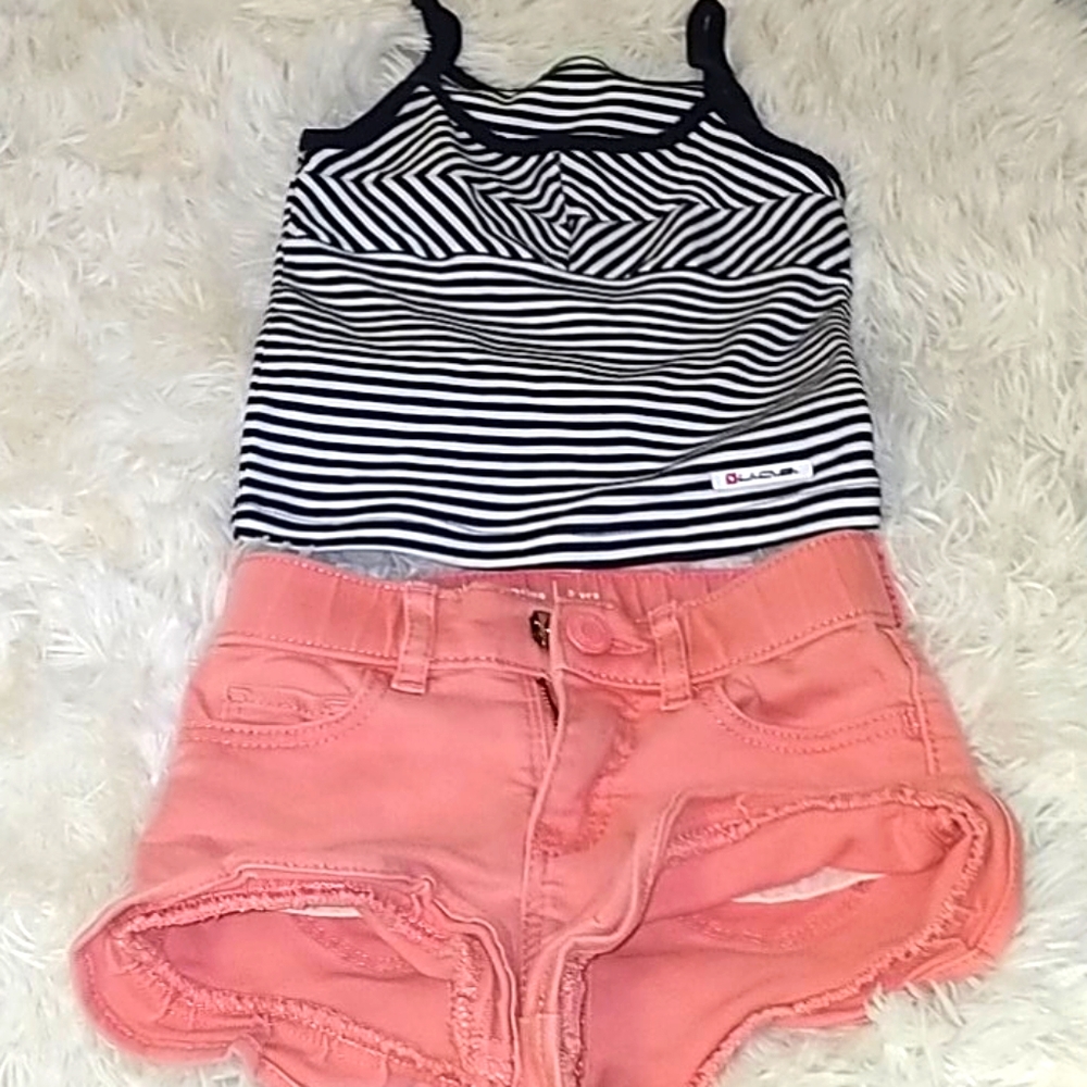 Toddler girl shorts set